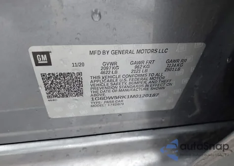 2021 Cadillac Ct5 Luxury from USA, damaged, VIN 1G6DW5RK1M0120187